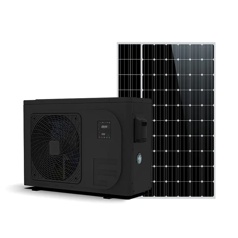 Inovativní technologie tepelného čerpadla vede nový trend vytápění bazénu - solární bazén tepelné čerpadlo (hybridní AC/DC) řeší problém spotřeby energie